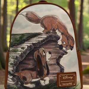 NWT Disney Loungefly Fox and the Hound Mini Backpack
